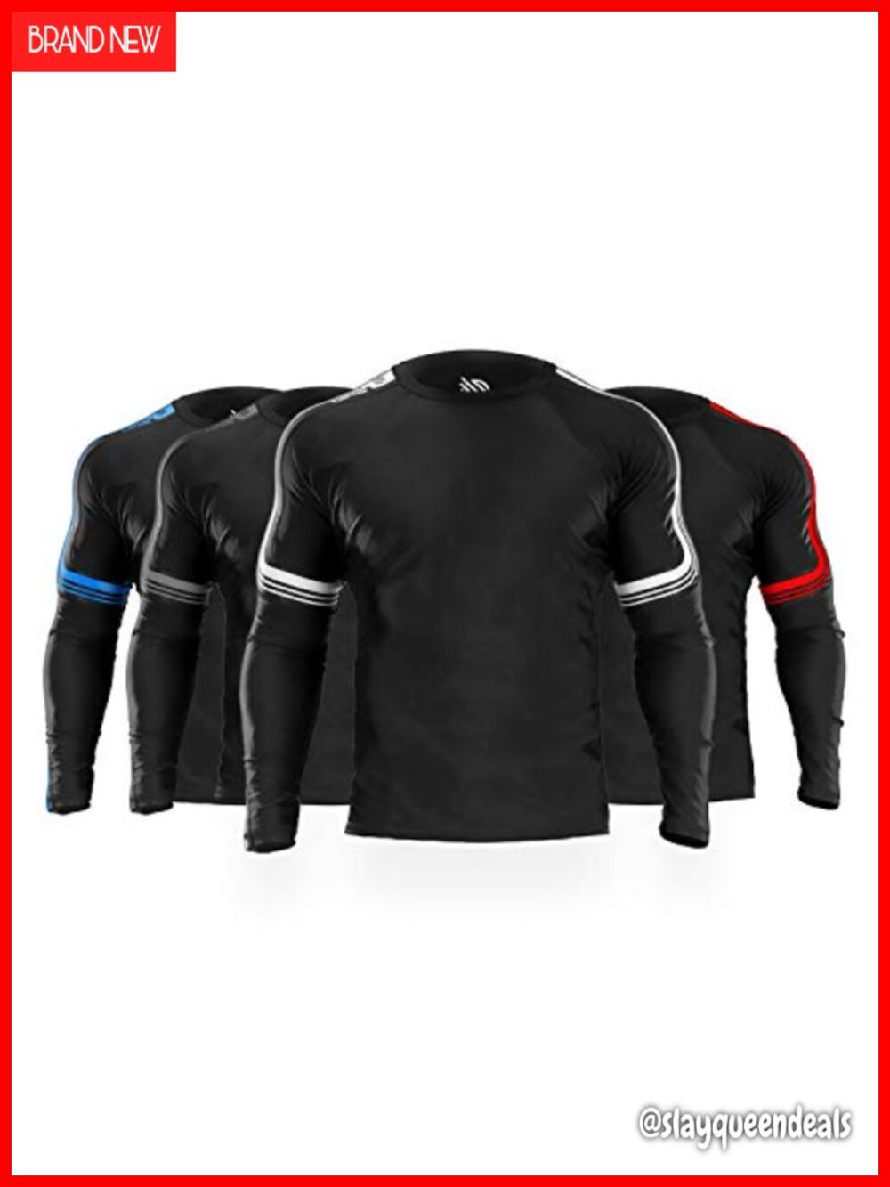 Sanabul Core Long Sleeve Jiu Jitsu Rash Guard MMA BJJ Wrestling Grappling Shirt